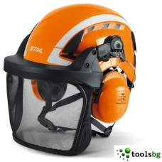 STIHL ADVANCE X-CLIMB - ПРОФЕСИОНАЛЕН КОМПЛЕКТ ЗА ЗАЩИТА НА ЛИЦЕТО ГЛАВАТА И СЛУХА С МАСКА КАСКА И АНТИФОНИ